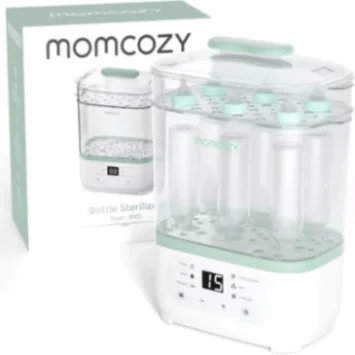 MOMCOZY STERILISATEUR & SECHEUR DE BIBERONS 8-EN-1