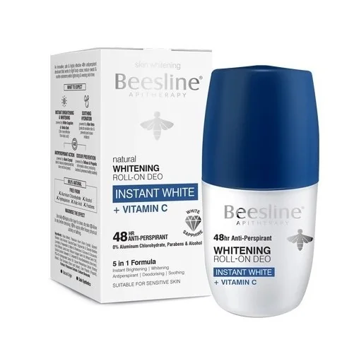 BEESLINE DEODORANT ROLL-ON INSTANT WHITE + VITAMINE C 50ML