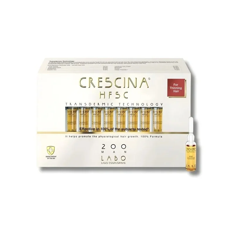 CRESCINA HFSC 200 HOMME 20 AMPOULES