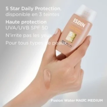 ISDIN PHOTOPROTECTION ECRAN SOLAIRE FUSION WATER MAGIC MEDIUM SPF50+ 50ML