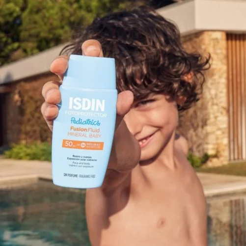 ISDIN PHOTOPROTECTION ECRAN SOLAIRE FUSION FLUID MINERAL BABY SPF50+ 50ML