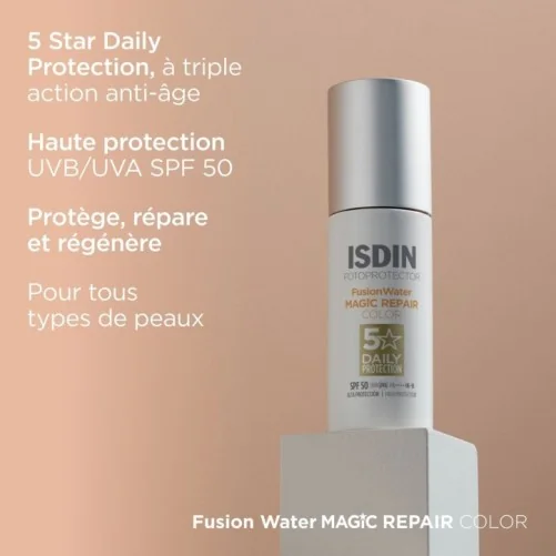 ISDIN FOTOPROTECTOR FUSION WATER MAGIC REPAIR COLOR SPF50 50ML
