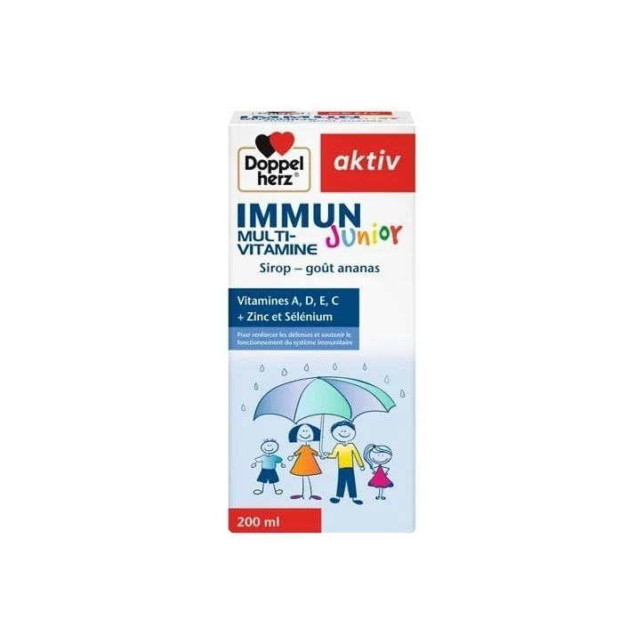AKTIV IMMUN JUNIOR MULTIVITAMINES SIROP 200 ML
