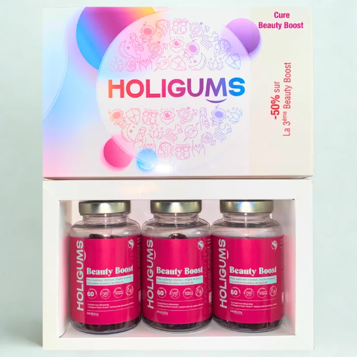 HOLIGUMS BEAUTY BOOST 60 GUMMIES+LA 3 EME (-50%)