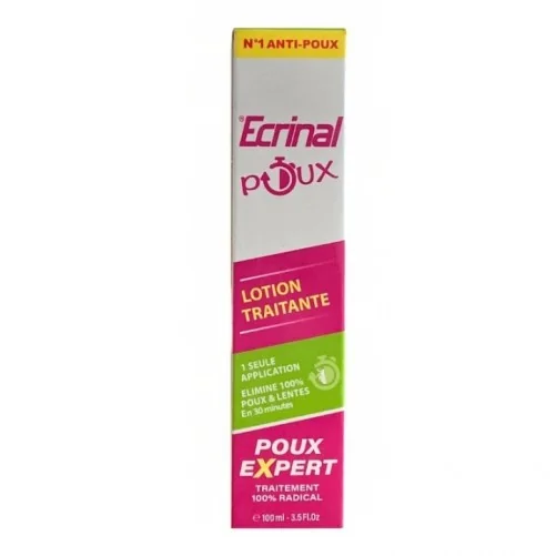 ECRINAL LOTION TRAITANTE ANTI POUX ET LENTES 100ML