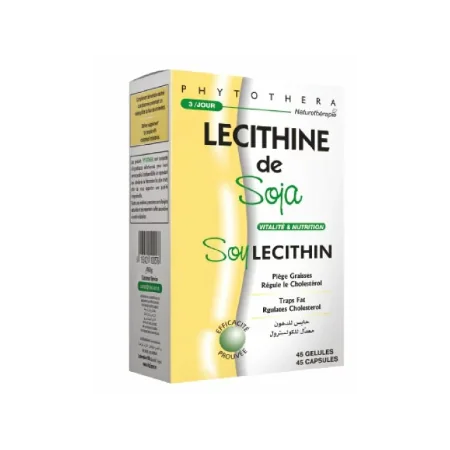 PHYTOTHERA LECITHINE DE SOJA 45 GELULES