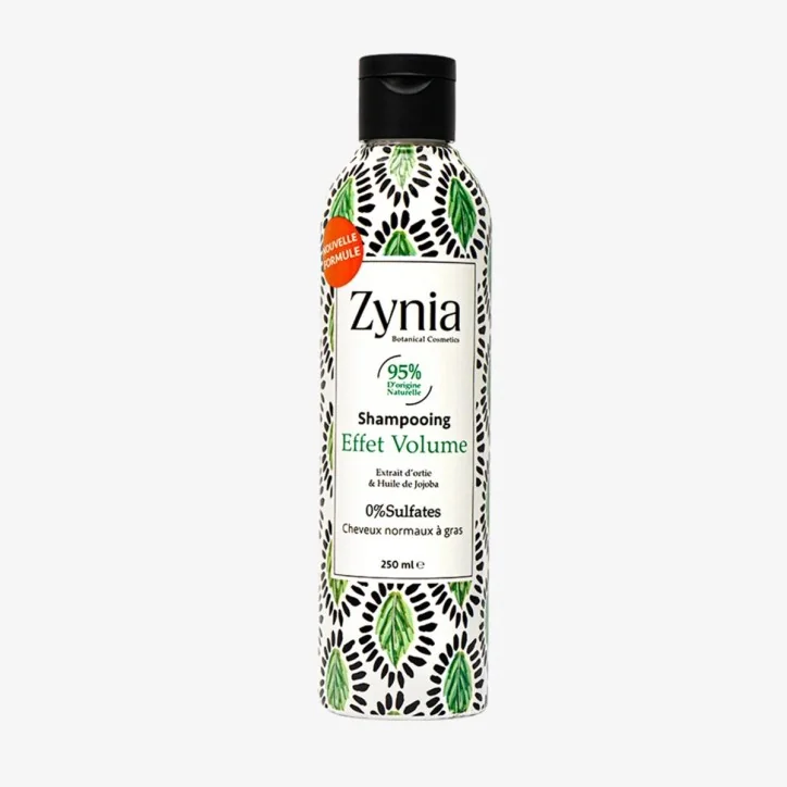 ZYNIA SHAMPOING ORTIE EFFET VOLUME CHEVEUX NORMAUX À GRAS 250ML