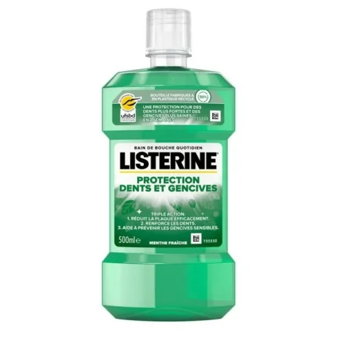 LISTERINE PROTECTION DENTS ET GENCIVES BAIN DE BOUCHE 250 ML