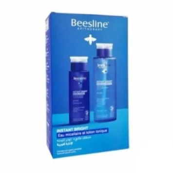 BEESLINE COFFRET INSTANT BRIGHT EAU MICELLAIRE + LOTION TONIQUE