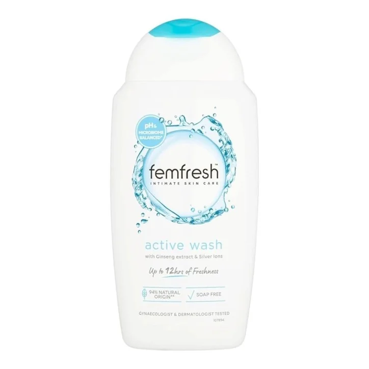 FEMFRESH ACTIVE WASH GEL LAVANT INTIME 250ML