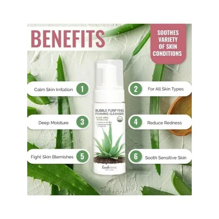 LOOK AT ME NETTOYANT MOUSSANT PURIFIANT À BULLES ALOE VERA