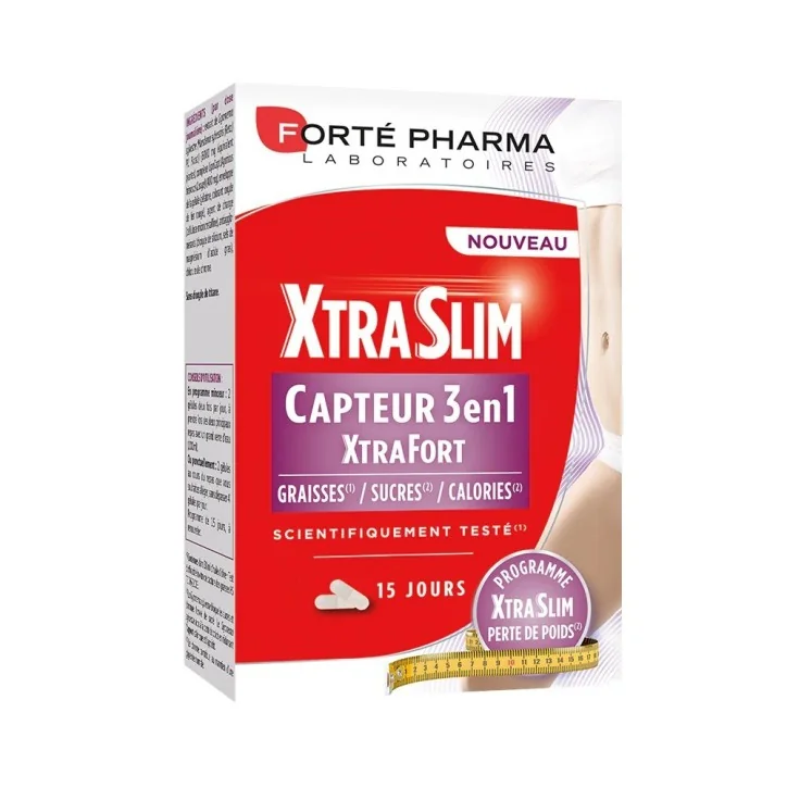FORTÉ PHARMA XTRASLIM CAPTEUR 3 EN 1