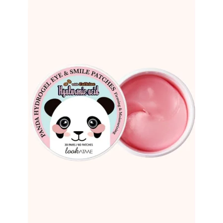 LOOK AT ME PATCHS OCULAIRES PANDA HYDROGEL À L'ACIDE HYALURONIQUE ET À LA CAFÉINE
