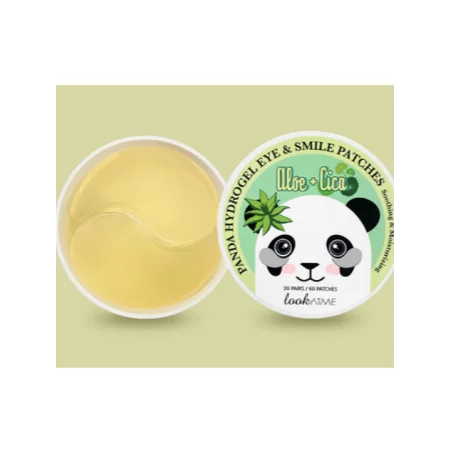 LOOK AT ME PATCH OCULAIRE PANDA HYDROGEL À L'ALOÈS ET AU CICA