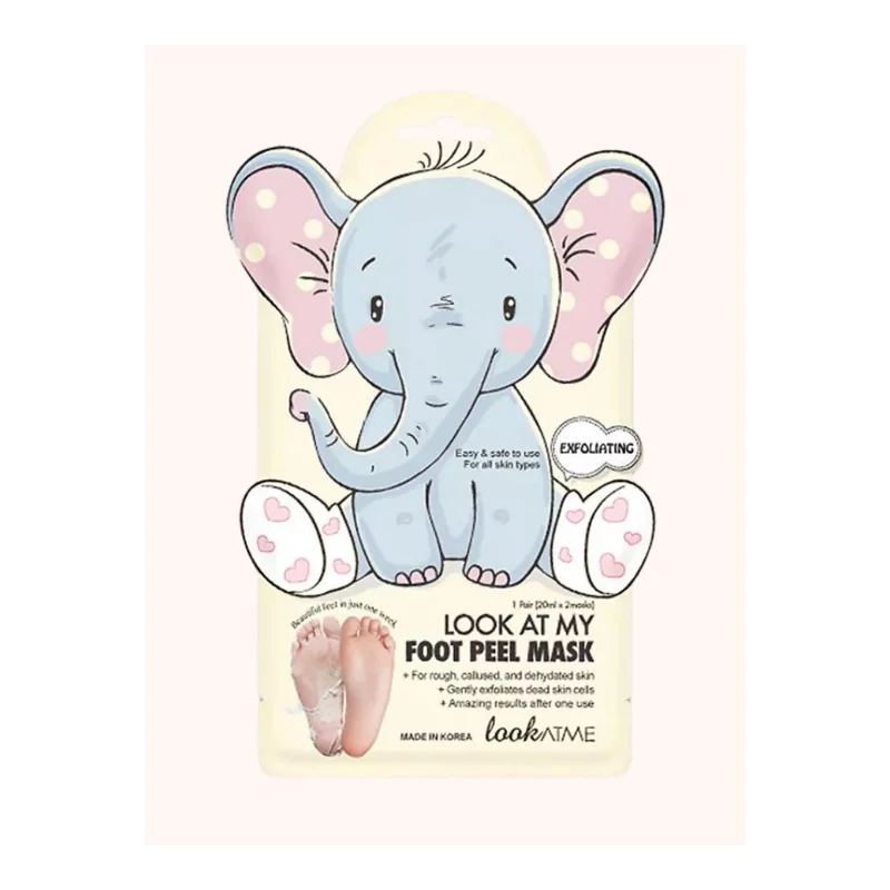 LOOK AT ME MASQUE PEELING POUR LES PIEDS (ÉLÉPHANT)
