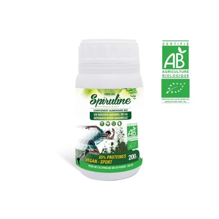 EDEN LIFE SPIRULINE POUDRE 200G