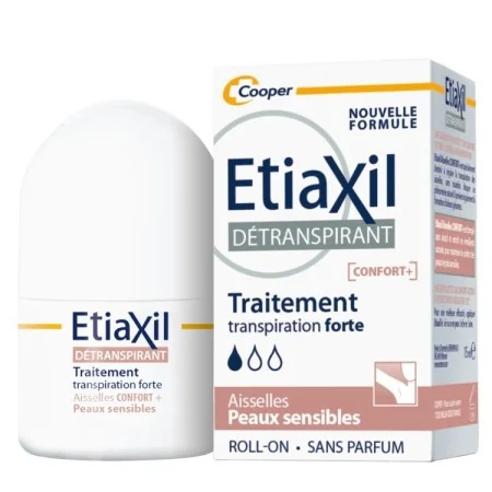ETIAXIL DÉTRANSPIRANT CONFORT+ AISSELLES ROLL-ON 15ML