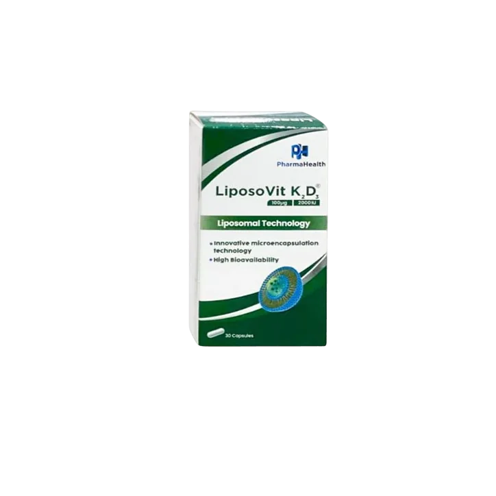 PHARMAHEALTH LIPOSOVIT K2 D3 30 GÉLULES