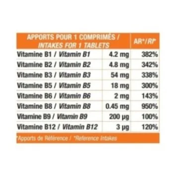 ERIC FAVRE VITAMINE B MAX MÉTABOLISME ÉNERGÉTIQUE 30 COMPRIMES