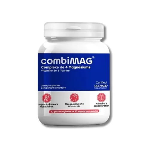 COMBIMAG 30 GELULES VEGETALES