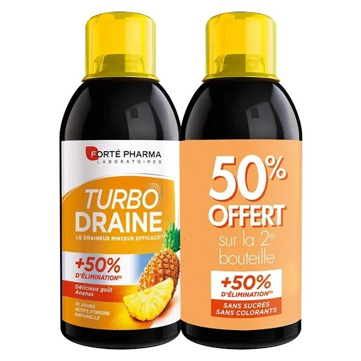 Forté Pharma Turbo Draine Ananas 2x500ml