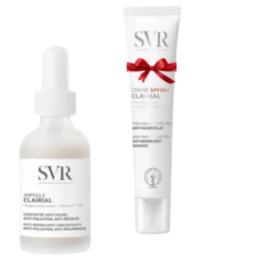 SVR COFFRET CLAIRIAL AMPOULE CONCENTRE ANTI TACHES 30ML+CLAIRIAL CREME ANTI TACHES BRUNES SPF50+ 40ML (OFFERT)