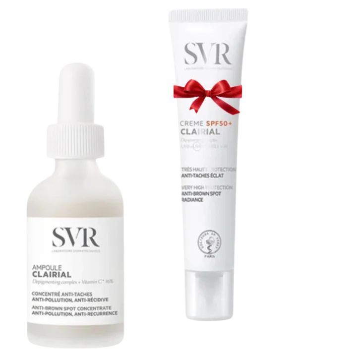 SVR COFFRET CLAIRIAL AMPOULE CONCENTRE ANTI TACHES 30ML+CLAIRIAL CREME ANTI TACHES BRUNES SPF50+ 40ML (OFFERT)