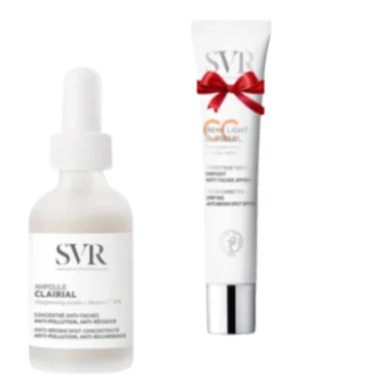 SVR COFFRET CLAIRIAL AMPOULE CONCENTRE ANTI TACHES 30ML+CLAIRIAL CC CREME LIGHT SPF50 40ML (OFFERT)