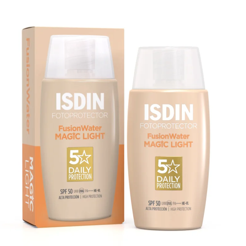 ISDIN PHOTOPROTECTION ECRAN SOLAIRE FUSION WATER TEINTEE LIGHT SPF50+ 50ML