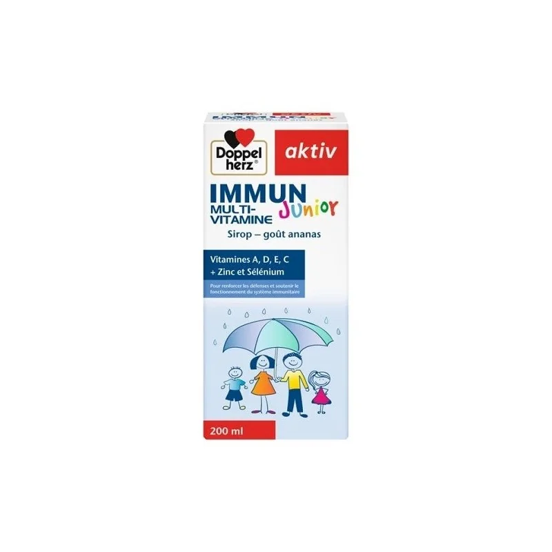 AKTIV IMMUN JUNIOR MULTIVITAMINES SIROP 200 ML