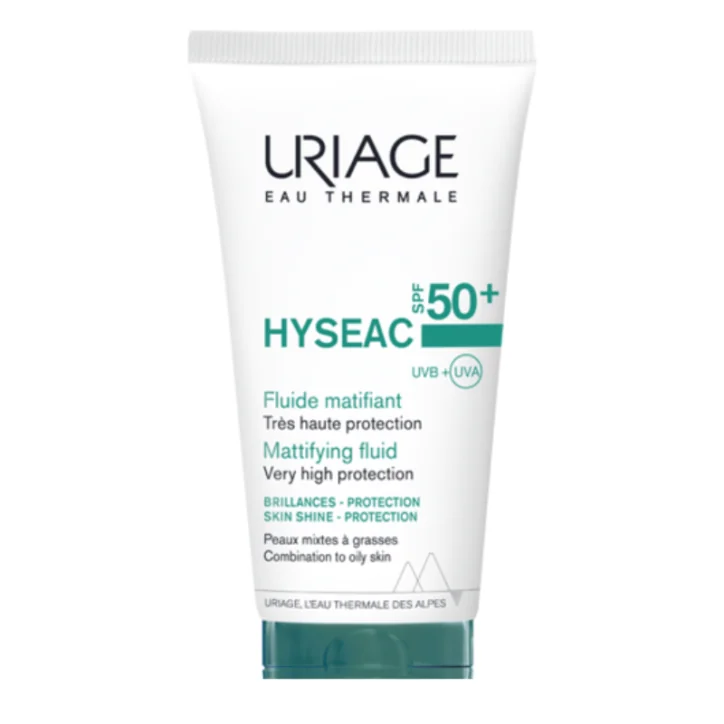 URIAGE HYSEAC ECRAN 50+ FLUIDE MATIFIANT 50ML