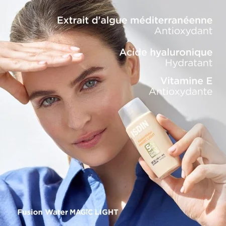 ISDIN PHOTOPROTECTION ECRAN SOLAIRE FUSION WATER TEINTEE LIGHT SPF50+ 50ML