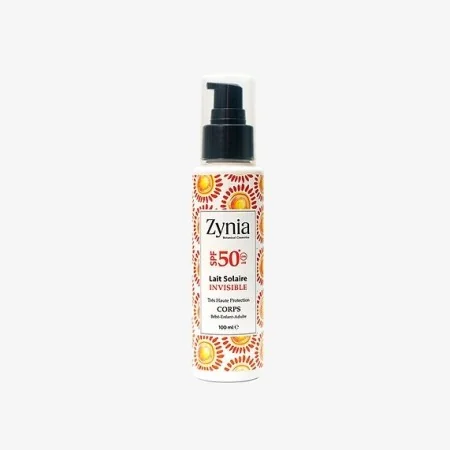 ZYNIA LAIT SOLAIRE INVISIBLE CORPS SPF50+ 100ML