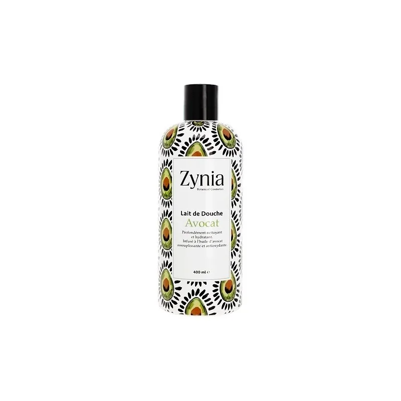 ZYNIA LAIT DE DOUCHE AVOCAT 400ML