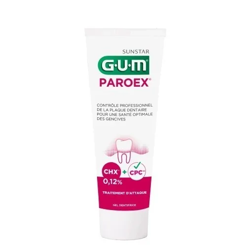 GUM DENTIFRICE PAROEX 75ML