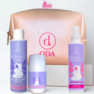 ODA TROUSSE GEL NETTOYANT INTIME 150ML+DEODORANT 20ML+BRUME DEO ET SOIN 150ML