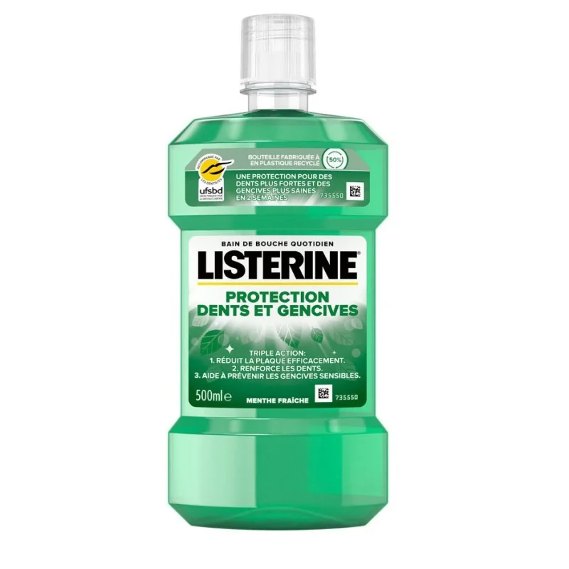 LISTERINE PROTECTION DENTS ET GENCIVES BAIN DE BOUCHE 250 ML