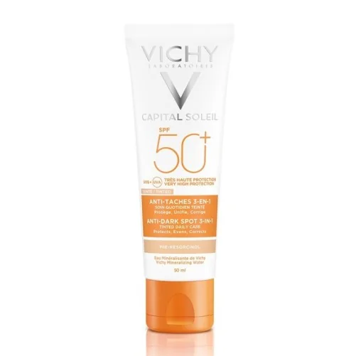 VICHY IDEAL CAPITAL SOLEIL SOIN ANTI TACHE 3EN1 SPF50+ 50ML