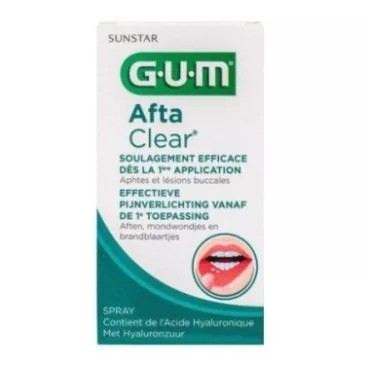 GUM AFTA CLEAR SPRAY BUCCAL 15ML