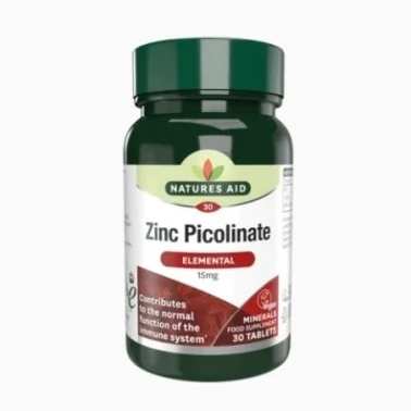 NATURES AID ZINC PICOLINATE 15MG 30 COMPRIMES