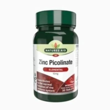 NATURES AID ZINC PICOLINATE 15MG 30 COMPRIMES