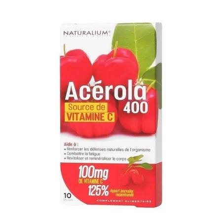 NATURALIUM ACEROLA 400 10 GELULES