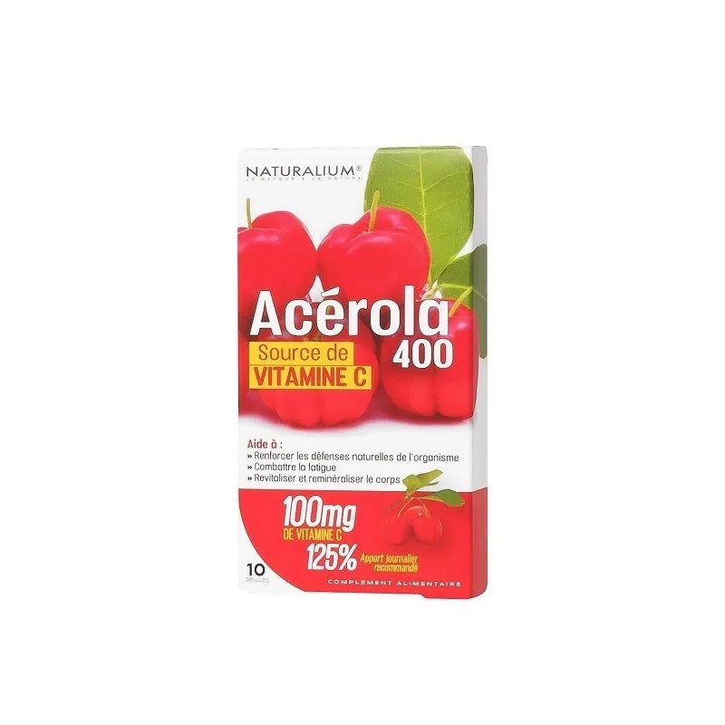 NATURALIUM ACEROLA 400 10 GELULES