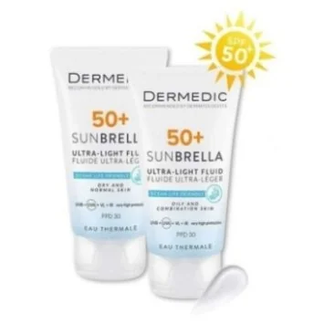 DERMEDIC SUNBRELLA ECRAN SPPF 50 P MIXTE A GRASSE 50G LOT DE 2