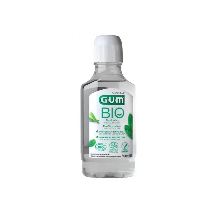 GUM BIO BAIN DE BOUCHE FLUORÉ MENTHE FRAÎCHE