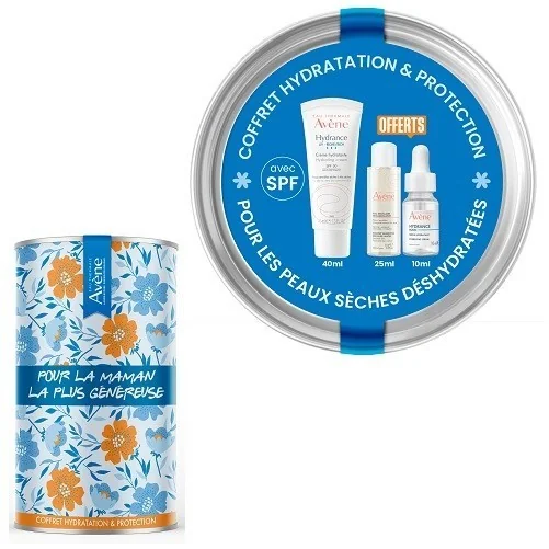 AVÈNE COFFRET HYDRATATION & PROTECTION PEAUX SÈCHES ET DÉSHYDRATÉES