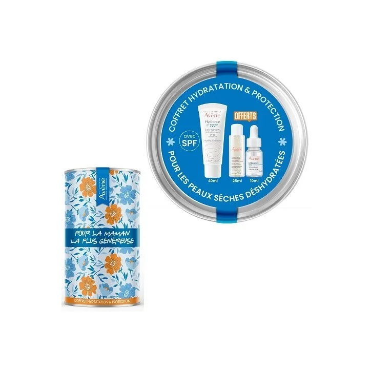 AVÈNE COFFRET HYDRATATION & PROTECTION PEAUX SÈCHES ET DÉSHYDRATÉES