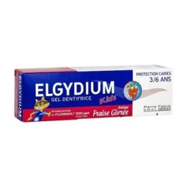 Elgydium Kids Dentifrice Fraise Givrée 3/6ans
