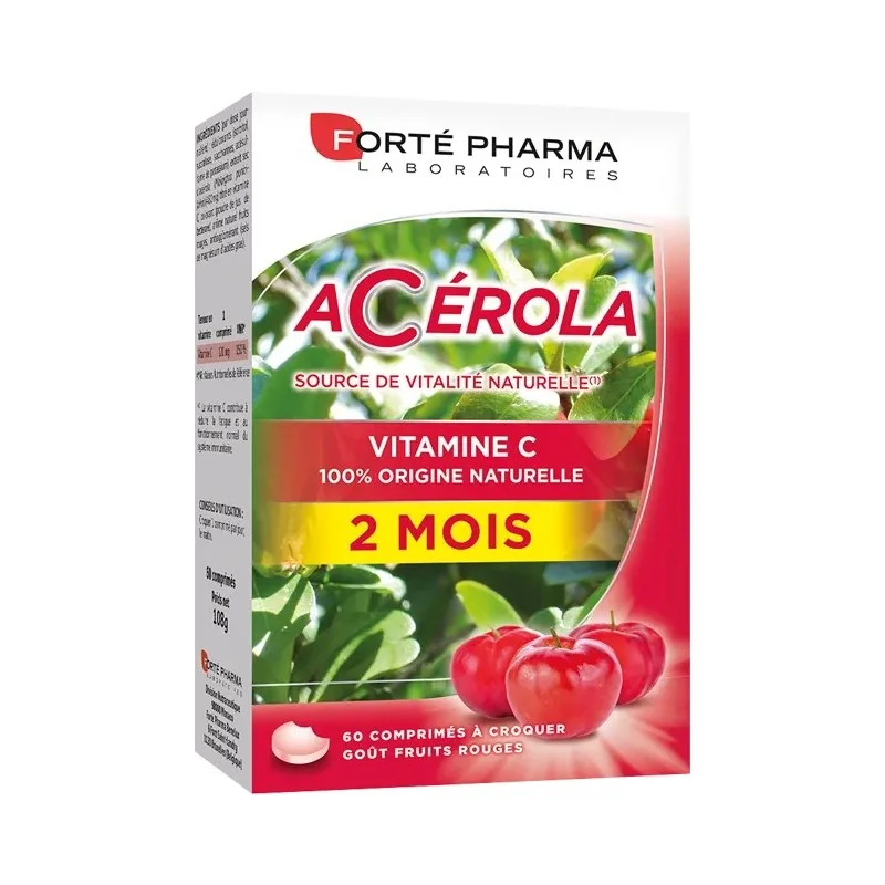 FORTÉ PHARMA ACÉROLA 60 COMPRIMÉS À CROQUER