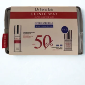 CLINIC WAY TROUSSE CONCENTRE PEPTIDE RAJEUNISSANT 30ML+CONTOUR DES YEUX ANTI RIDES 1+2 15ML (-50%)